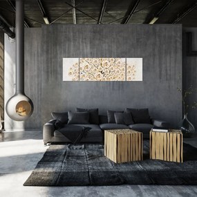 Obraz drzewa kwiatowego (170x50 cm)