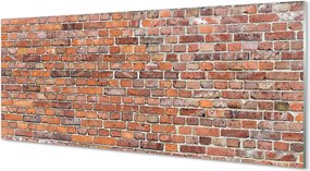 Szklany Panel Tradycyjna Czerwona Cegła