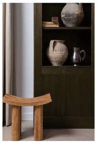 Brązowy regał z litego drewna sosnowego 78x230 cm Yumi – BePureHome