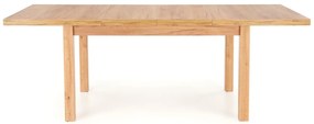 Stół TIAGO 2 140(220)x80 dąb craft rozkładany HALMAR