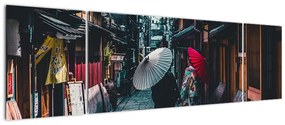 Obraz - Spacer po Tokio (170x50 cm)