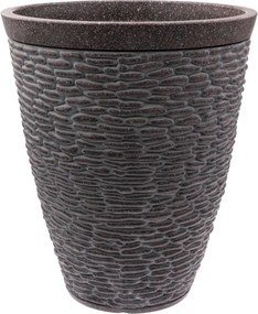 Doniczka z plastiku z recyklingu ø 38 cm – Dakls