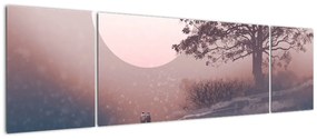 Obraz - Zakochana para (170x50 cm)