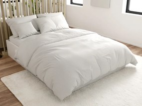 PrzytulneMieszkanie.pl PrzytulneMieszkanie.pl Pościel z kory DENYX biała hotelowa kieszeń Rozmiar pościeli: 70 x 90 cm | 140 x 200 cm