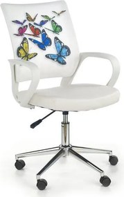 Krzesło obrotowe z kolorowymi motylami Ibis butterfly