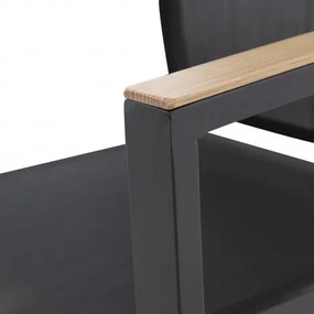EXPERT WOOD antracyt - fotel ogrodowy gastro z możliwością sztaplowania