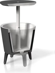 Plastikowy okrągły stolik ogrodowy z pojemnikiem na lód ø 49,5 cm Cool – Keter