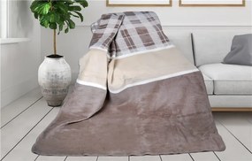Koc akrylowy Greno Glamour 150x200 Bawaria sepia GRENO
