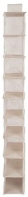 Wiszący tekstylny organizer do szafy Nancy – Compactor