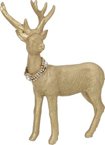 Figurka Deer Gold 18x8x23 cm