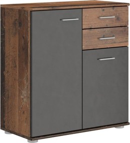 Komoda MICHELE 71 cm do Salonu Sypialni Odcienie brązu