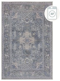 Zielony dywan z mieszanki włókien z recyklingu odpowiedni do prania 200x290 cm Windsor – Flair Rugs