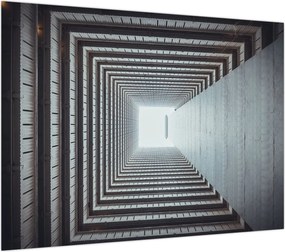 Obraz - Widok z wnętrza budynku (70x50 cm)