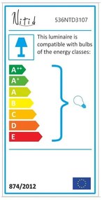 Czarna lampa wisząca z metalowym kloszem ø 60 cm Sivano – Opviq lights