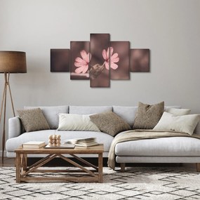 Obraz kwiatu róży (125x70 cm)