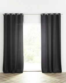Zasłona BASIC na kółkach 140x280cm antracytowy 1 szt.