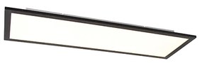 Sufitowa czarna 80 cm z LED ze zdalnym sterowaniem - Live Nowoczesny Oswietlenie wewnetrzne