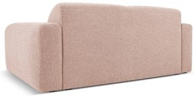 Różowa sofa z materiału bouclé 170 cm Molino – Micadoni Home