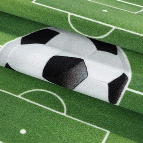 Dywan dziecięcy Play Boisko zielony antypoślizgowy do prania 140 cm x 200 cm
