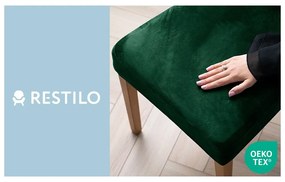 Zielone elastyczne pokrowce na krzesło zestaw 4 szt. 48 cm Sento – Restilo