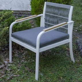Krzesło Ogrodowe Aluminiowe Fotel Na Balkon Taras Patio