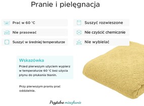 Ręcznik Basic 50 x 90 cm żółty, 100% bawełna