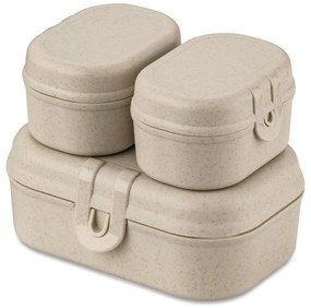 Lunchbox PASCAL READY MINI, zestaw 3 pojemników, KOZIOL