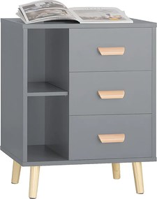 Stolik nocny z 3 szufladami, stolik kawowy FBT95-HG