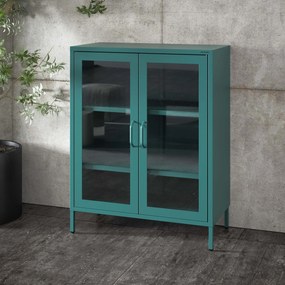 Witryna przeszklona niska morska: Modern GINA, 800 x 1015 x 400 mm