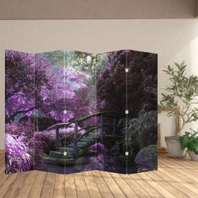 Parawan - Fioletowe drzewa (210x170 cm)