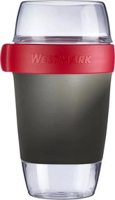 Westmark Trzyczęściowy pojemnik na żywność, 1150 ml, antracytowy, L