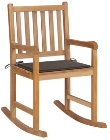 Fotel bujany z poduszką taupe w kolorze C9-P41