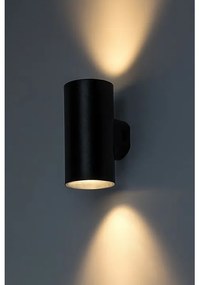 Rabalux 77155 zewnętrzna oprawa ścienna LED Urfa,18W, IP65, czarna, 16 cm