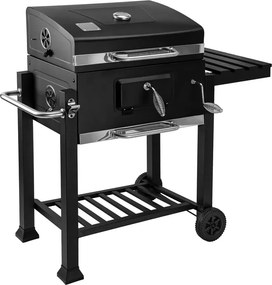 Węglowy grill z pokrywką na kółkach G1-A82