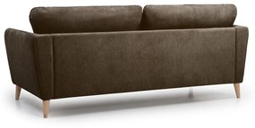 Brązowa sofa Scandic Oslo, 206 cm