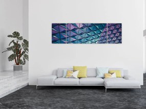 Obraz - struktura koloru (170x50 cm)