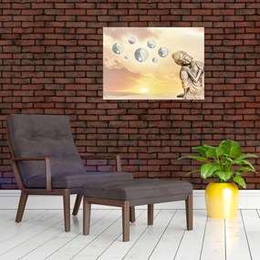 Obraz na szkle - Czas medytacji (70x50 cm)