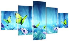 Obraz - Mistyczna leśna polana (125x70 cm)