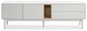 Biała szafka pod TV 180x56x40 cm Corvo – Teulat