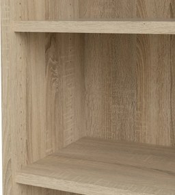 Regał do biura z półkami Prima 4 dąb sonoma