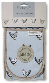 Podwójna bawełniana rękawica kuchenna Cooksmart ® Farmers Kitchen