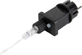 Zestaw 3 świątecznych reflektorów Biały Jeleń z LED i timerem IP44 - Shika