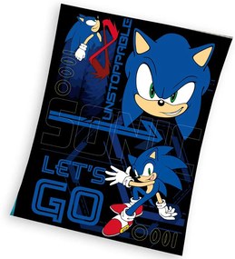 Carbotex Kocyk dziecięcy Niepowstrzymany JeżSonic, 130 x 170 cm