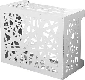 Pokrowiec na klimatyzator ARTIST M, biały, aluminiowy, dł. 86 x gł. 44 x wys. 68 cm