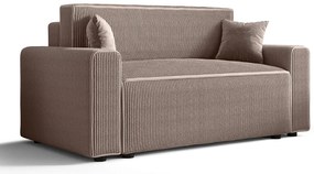 Jasnoróżowa rozkładana sofa z pojemnikiem A7-R74