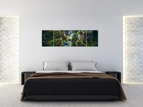 Obraz - Rzeka w skalistej dolinie (170x50 cm)