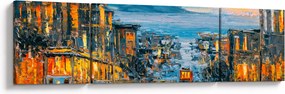 Obraz - Cable Car, San Francisco (170x50 cm)