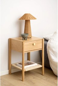 Szafka nocna w dekorze dębu w jasnym naturalnym kolorze Monfort – Actona