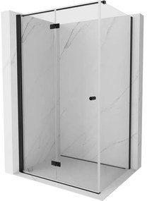 Mexen Mist-F kabina prysznicowa składana lewa 85 x 95 cm, transparent, czarna - 8A6T-085-095-70-00-L