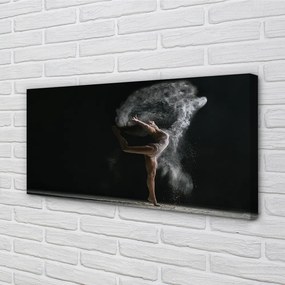 Duży obraz na płótnie Kobieta w Dymie